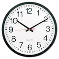 Universal Universal 10431 Round Wall Clock; 11.5 in.; Black 10431